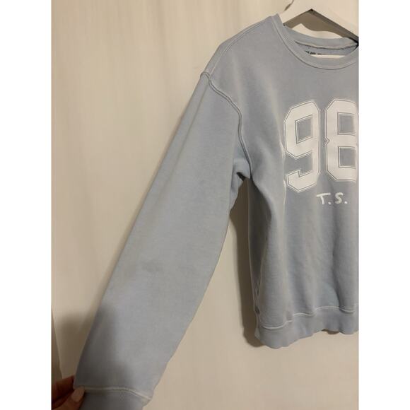 Taylor Swift Sweatshirt Small Gray 1989 Crew Neck Gray - Picture 3 of 9